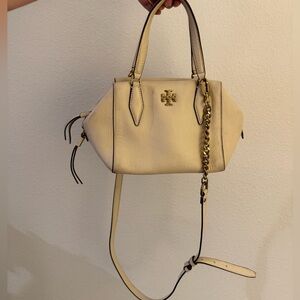 Tory Burch Kira Small Satchel Cream Bag
